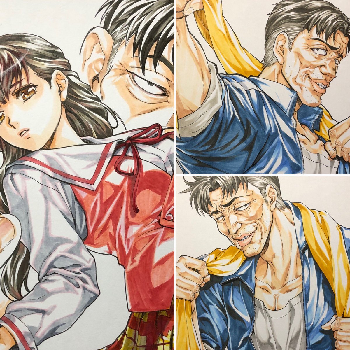 Educational authentic reference image (FFEEMR_aAAAuz7k). — educational authentic (REAL) shikishi reference associated with Mamoru Yokota