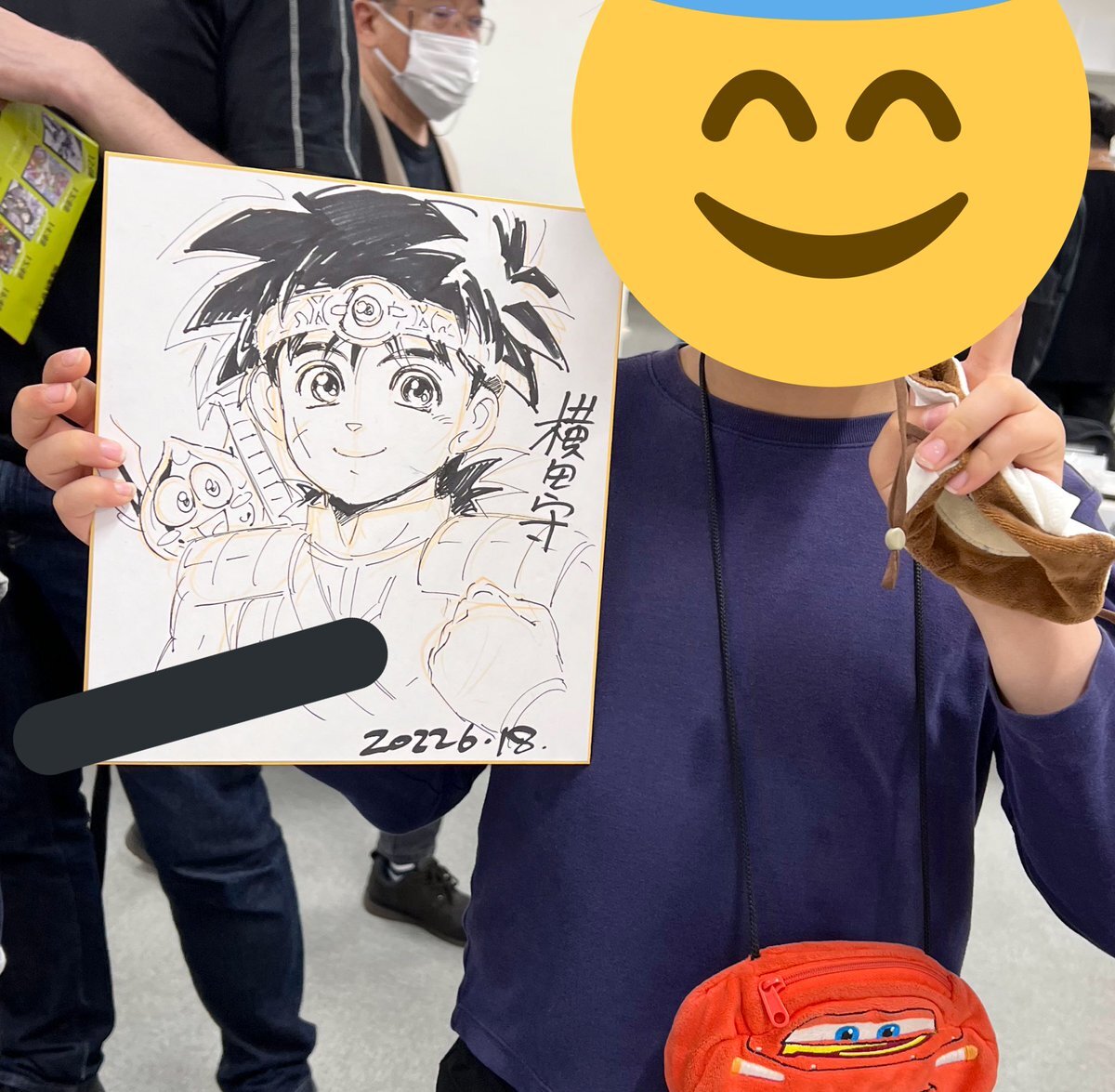 Educational authentic reference image (FVgfs19aUAEbIqa). — educational authentic (REAL) shikishi reference associated with Mamoru Yokota