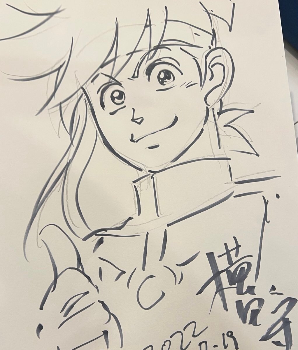 Educational authentic reference image (FYLo4Q-akAAHANH). — educational authentic (REAL) shikishi reference associated with Mamoru Yokota