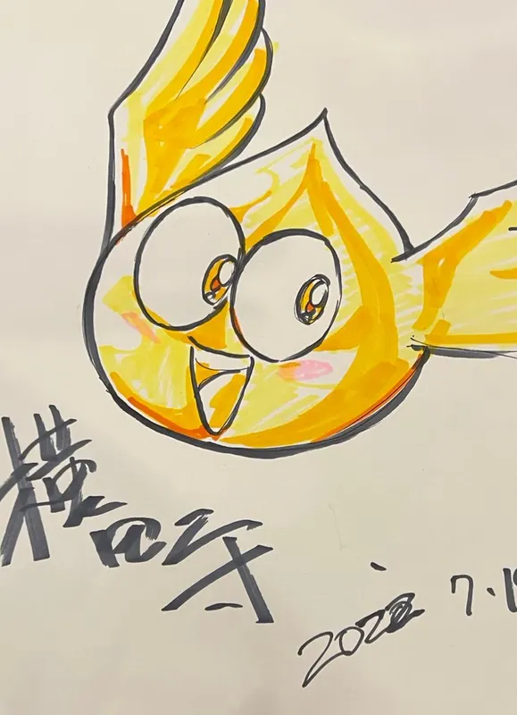 Educational authentic reference image (FYLo4RIaIAATKpc). — educational authentic (REAL) shikishi reference associated with Mamoru Yokota