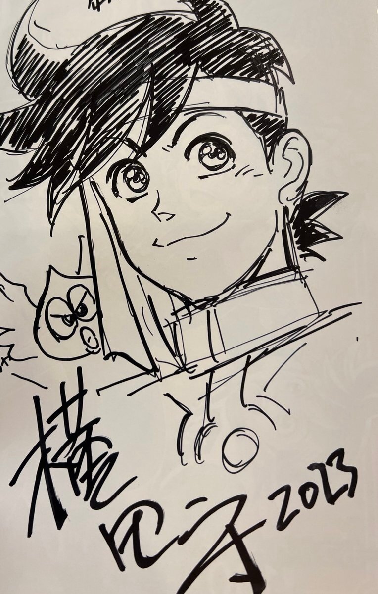 Educational authentic reference image (FwLE4LeX0AAQDcy). — educational authentic (REAL) shikishi reference associated with Mamoru Yokota