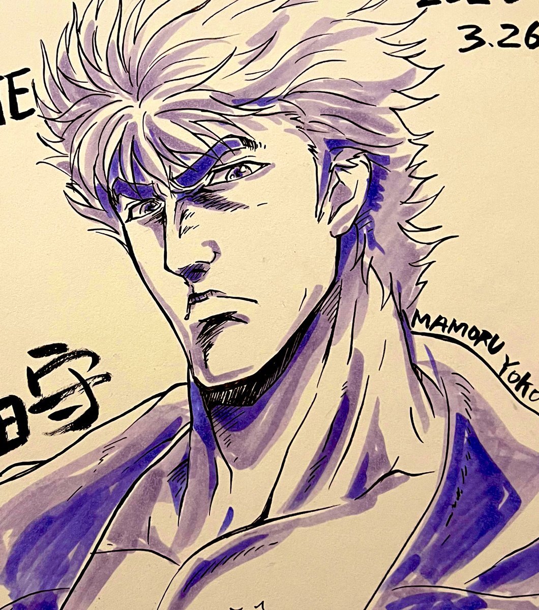 Educational authentic reference image (FsSfplbWYAAI4FW). — educational authentic (REAL) shikishi reference associated with Mamoru Yokota