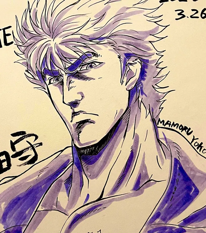 Educational authentic reference image (FsSfplbWYAAI4FW). — educational authentic (REAL) shikishi reference associated with Mamoru Yokota