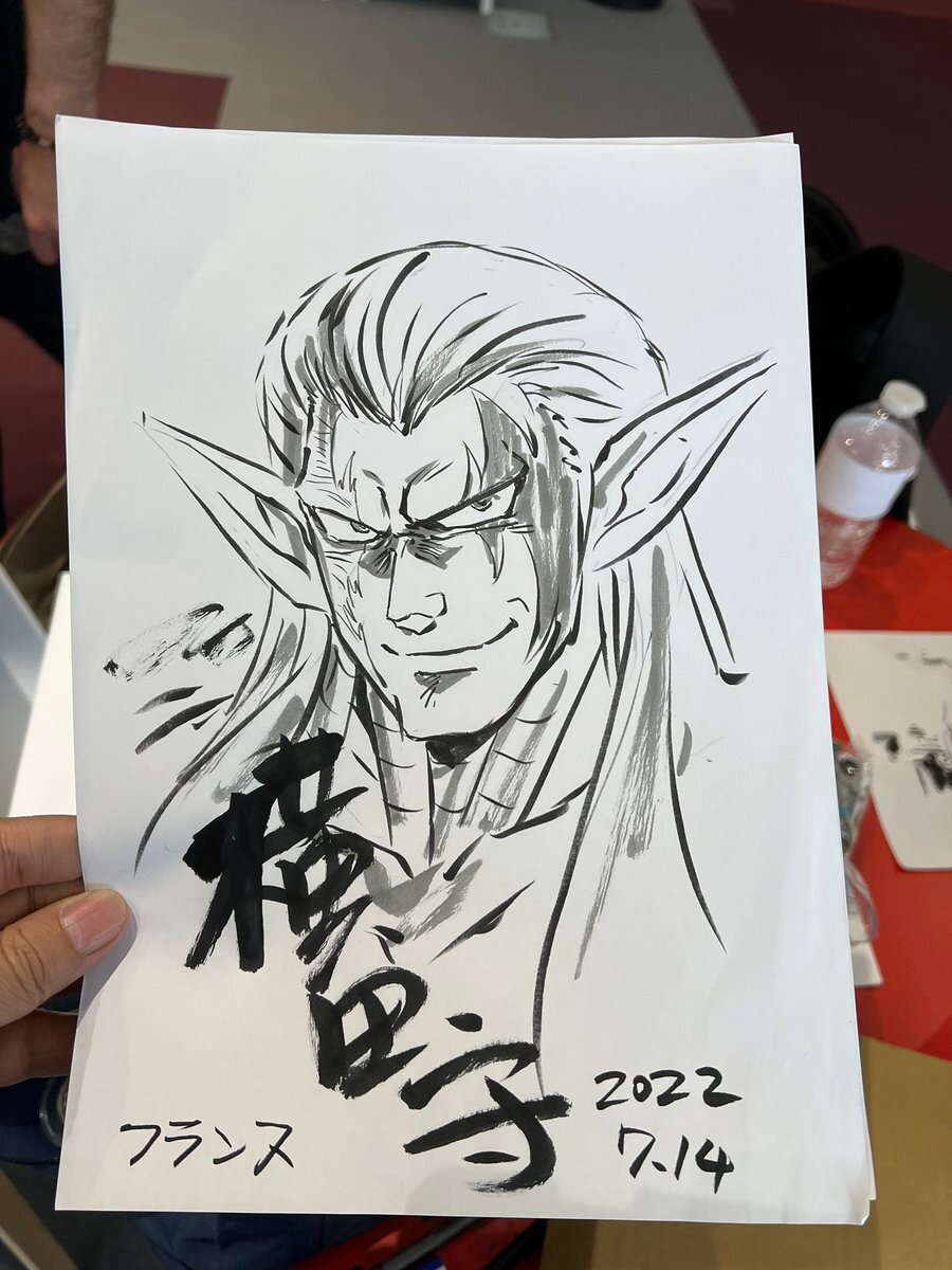 Educational authentic reference image (FXtV0XQVEAIzduK). — educational authentic (REAL) shikishi reference associated with Mamoru Yokota