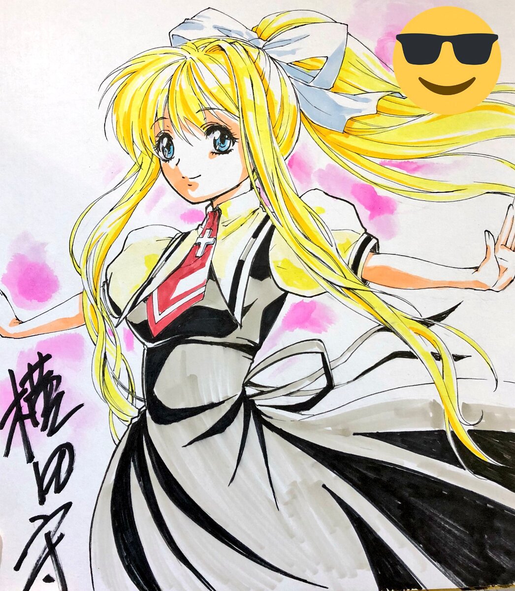 Educational authentic reference image (Dtaah1XV4AAtp4P). — educational authentic (REAL) shikishi reference associated with Mamoru Yokota