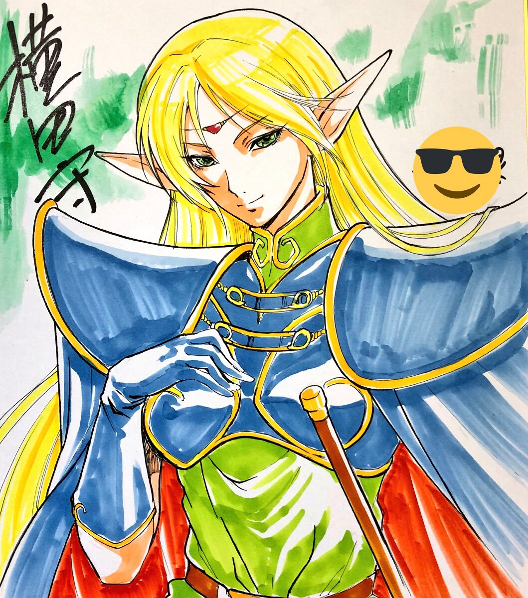 Educational authentic reference image (Dtaah19UUAIdGAZ). — educational authentic (REAL) shikishi reference associated with Mamoru Yokota