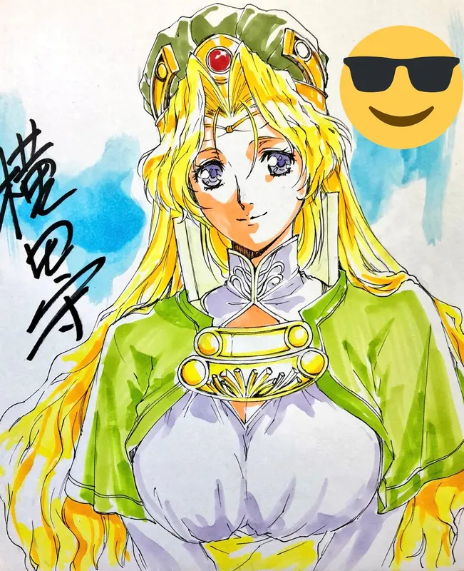 Educational authentic reference image (DtacwOgU8AAWQ22). — educational authentic (REAL) shikishi reference associated with Mamoru Yokota