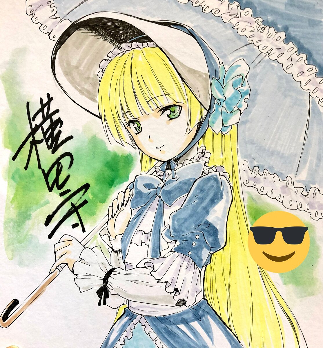 Educational authentic reference image (DtacwOCU4AArJWK). — educational authentic (REAL) shikishi reference associated with Mamoru Yokota