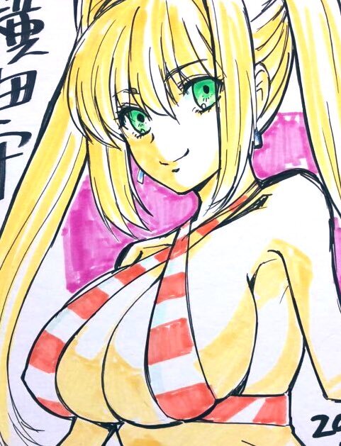 Educational authentic reference image (EM8lKe4U0AEvDx6). — educational authentic (REAL) shikishi reference associated with Mamoru Yokota