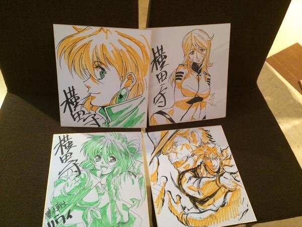 Educational authentic reference image (Bxt7bbbCAAA4PHW). — educational authentic (REAL) shikishi reference associated with Mamoru Yokota