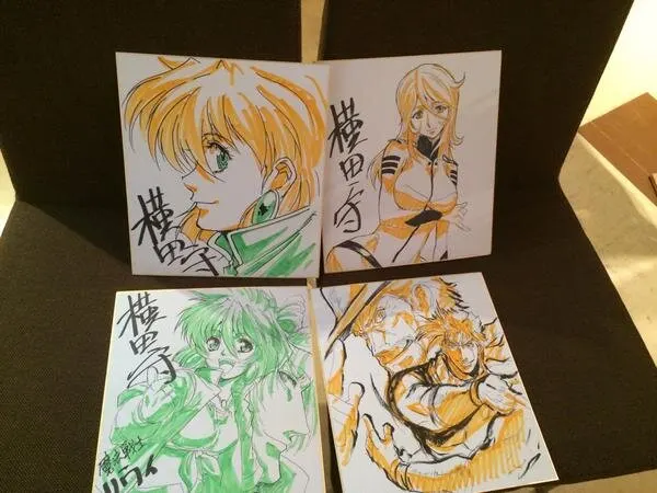 Educational authentic reference image (Bxt7bbbCAAA4PHW). — educational authentic (REAL) shikishi reference associated with Mamoru Yokota