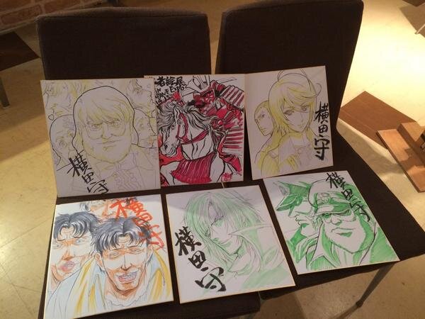Educational authentic reference image (Bxt7bVfCQAAvVl1). — educational authentic (REAL) shikishi reference associated with Mamoru Yokota