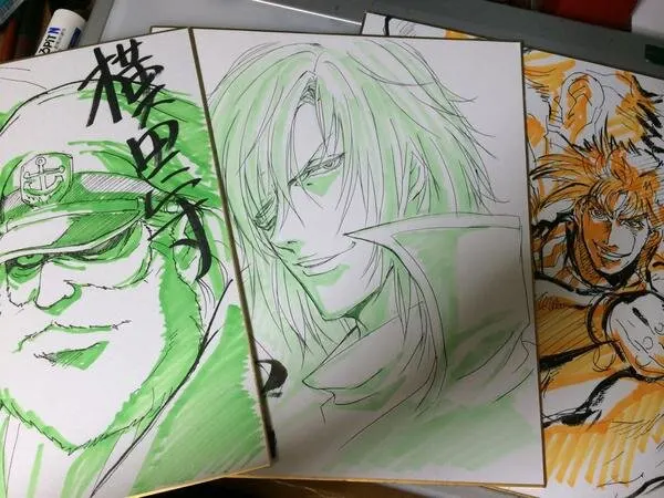 Educational authentic reference image (BxshazjCcAEkZQv). — educational authentic (REAL) shikishi reference associated with Mamoru Yokota