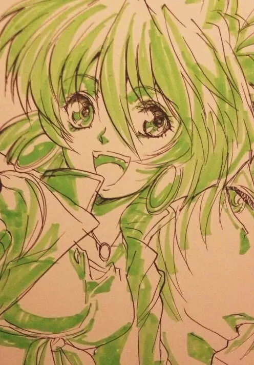 Educational authentic reference image (EFOqiUTVUAEj3AY). — educational authentic (REAL) shikishi reference associated with Mamoru Yokota