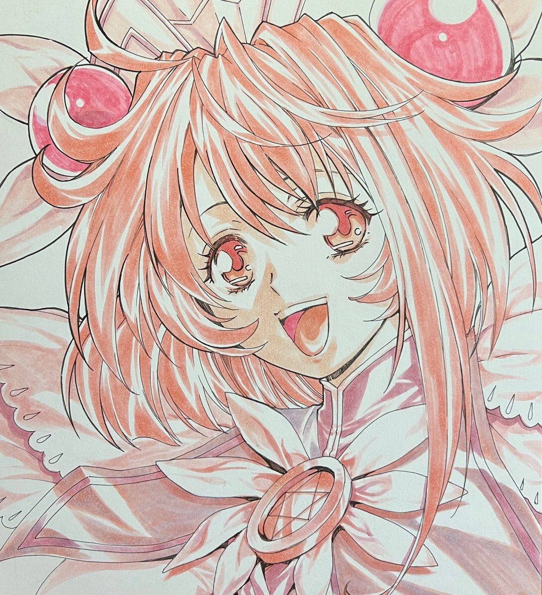 Educational authentic reference image (FnxtDWPacAMab3d). — educational authentic (REAL) shikishi reference associated with Mamoru Yokota