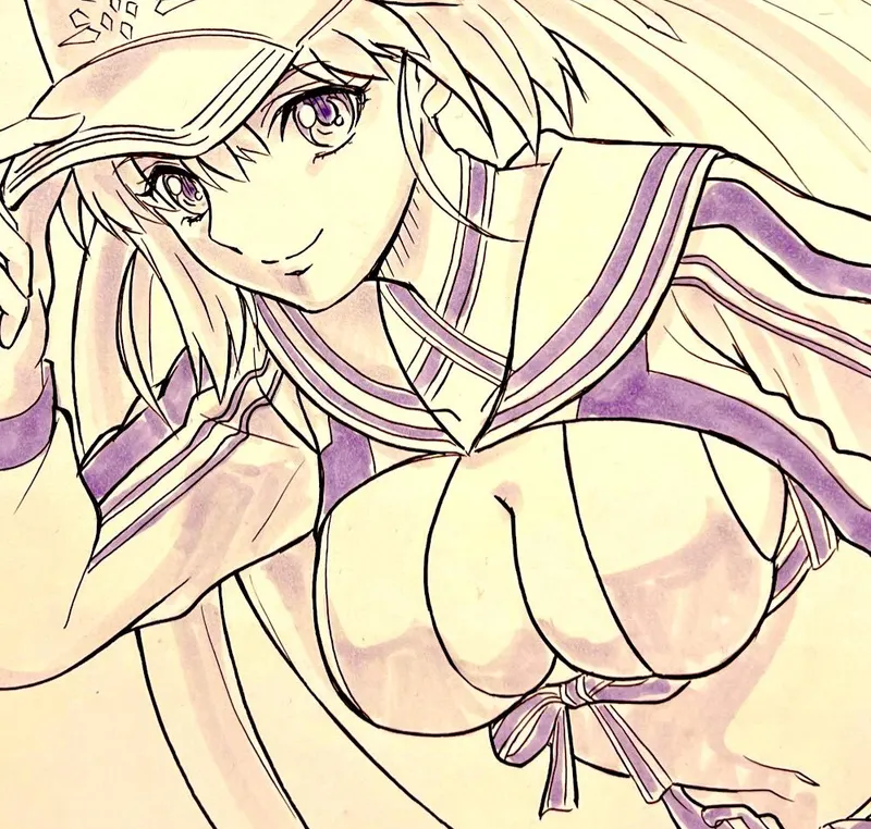 Educational authentic reference image (F3ZSSoEaEAAltOa). — educational authentic (REAL) shikishi reference associated with Mamoru Yokota