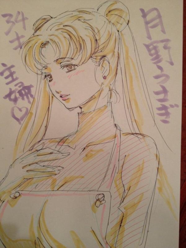 Educational authentic reference image (AnYYcM8CEAAsgA7). — educational authentic (REAL) shikishi reference associated with Mamoru Yokota