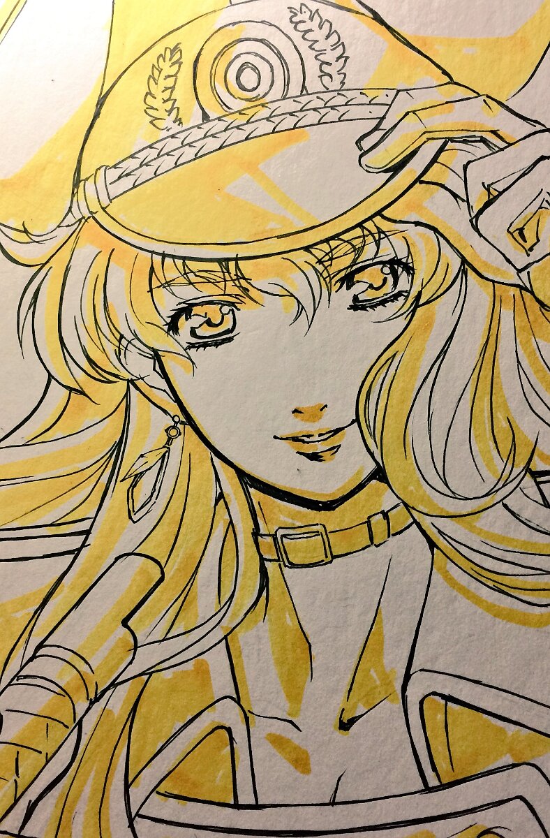 Educational authentic reference image (DA5a9hqVYAA_JV0). — educational authentic (REAL) shikishi reference associated with Mamoru Yokota