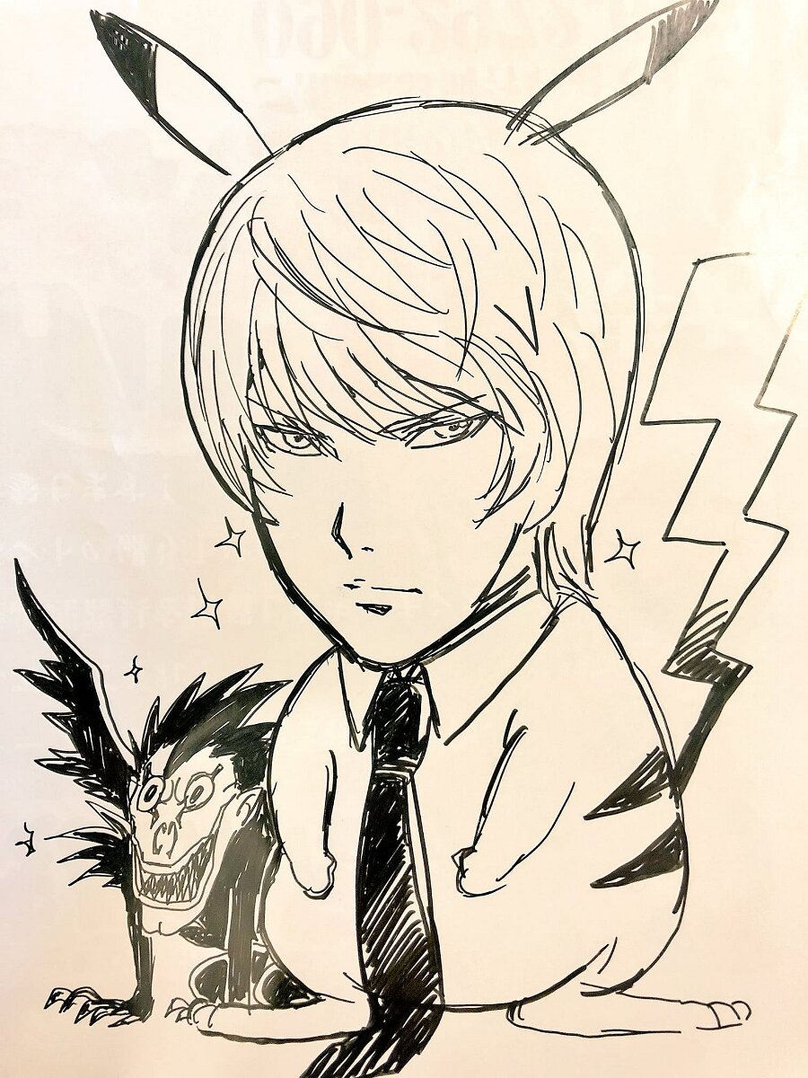 Educational authentic reference image (38701167_211333056213913_2771907524163534848_n). — educational authentic (REAL) shikishi reference associated with Mamoru Yokota