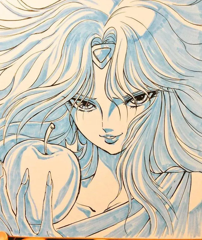 Educational authentic reference image (31433428_160541274626425_337812152926601216_n). — educational authentic (REAL) shikishi reference associated with Mamoru Yokota