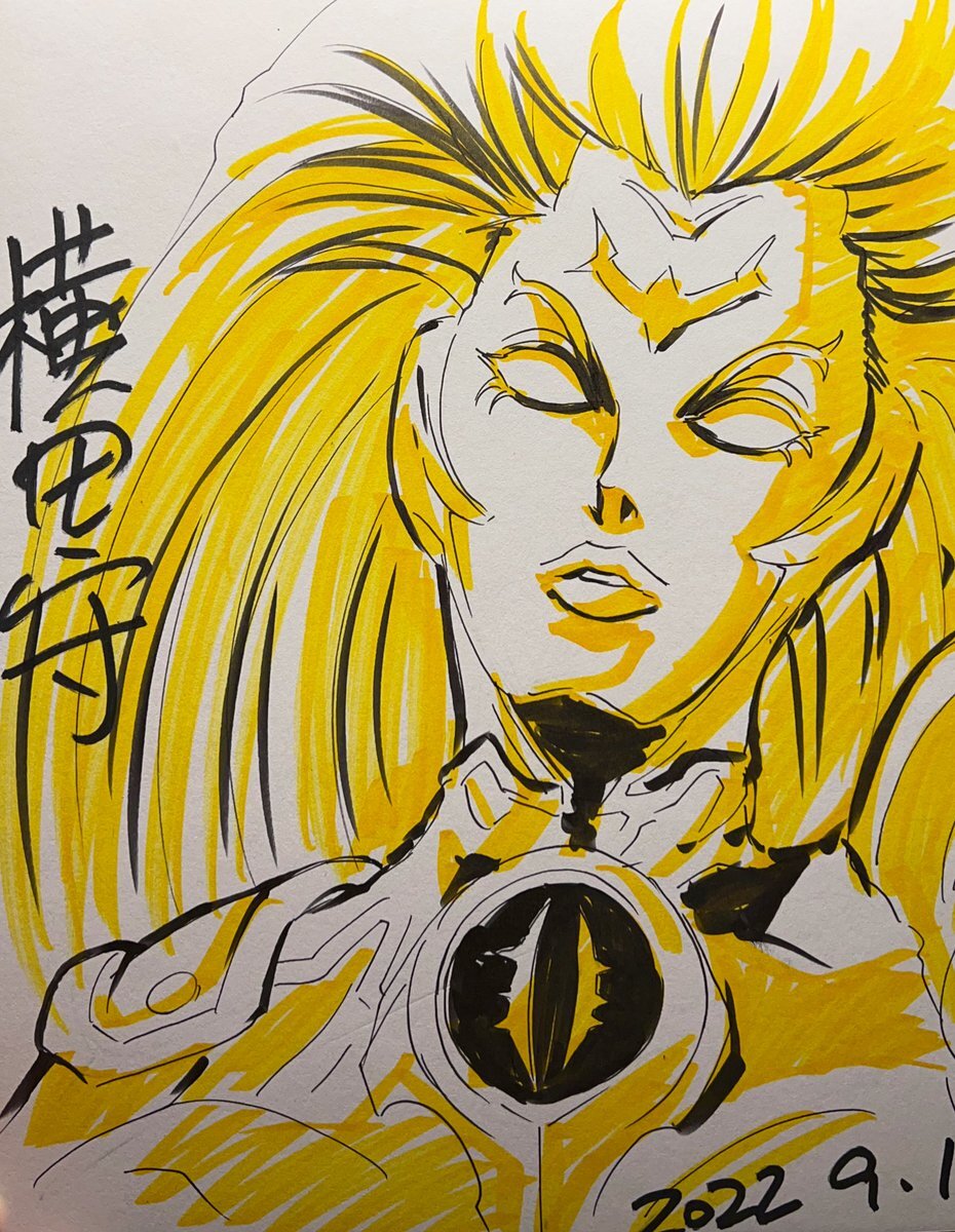 Educational authentic reference image (FcfS8pNWQAAiYvh). — educational authentic (REAL) shikishi reference associated with Mamoru Yokota