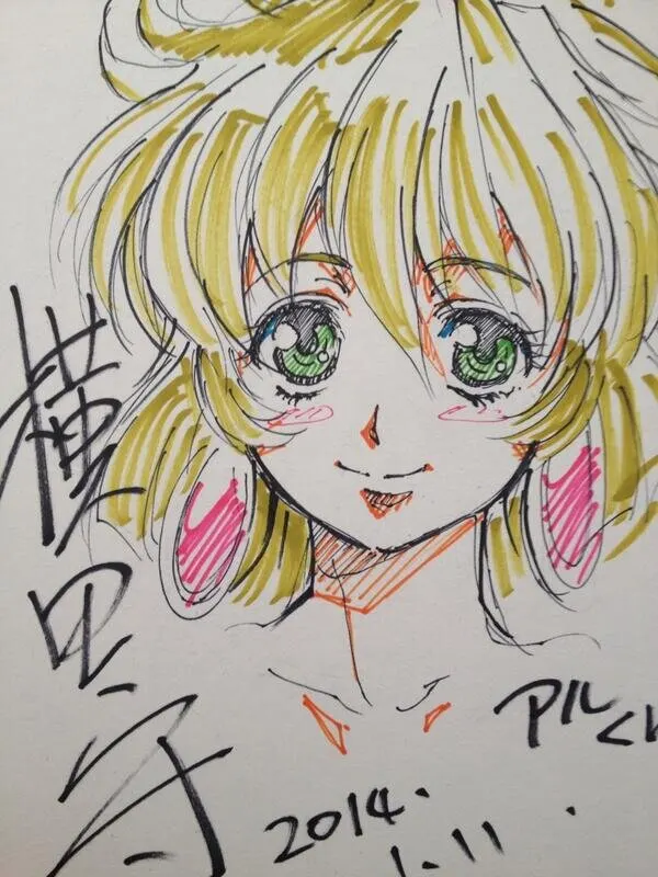 Educational authentic reference image (BdrvAmdCEAAkiYd). — educational authentic (REAL) shikishi reference associated with Mamoru Yokota
