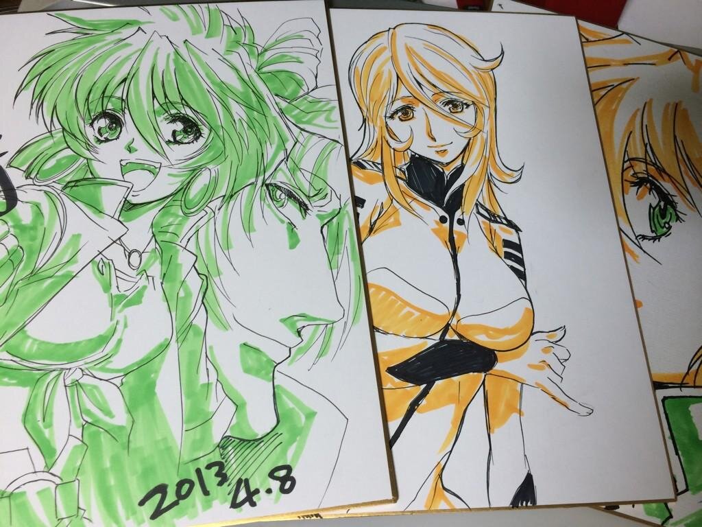 Educational authentic reference image (Bxsha0rCMAEB0nD). — educational authentic (REAL) shikishi reference associated with Mamoru Yokota