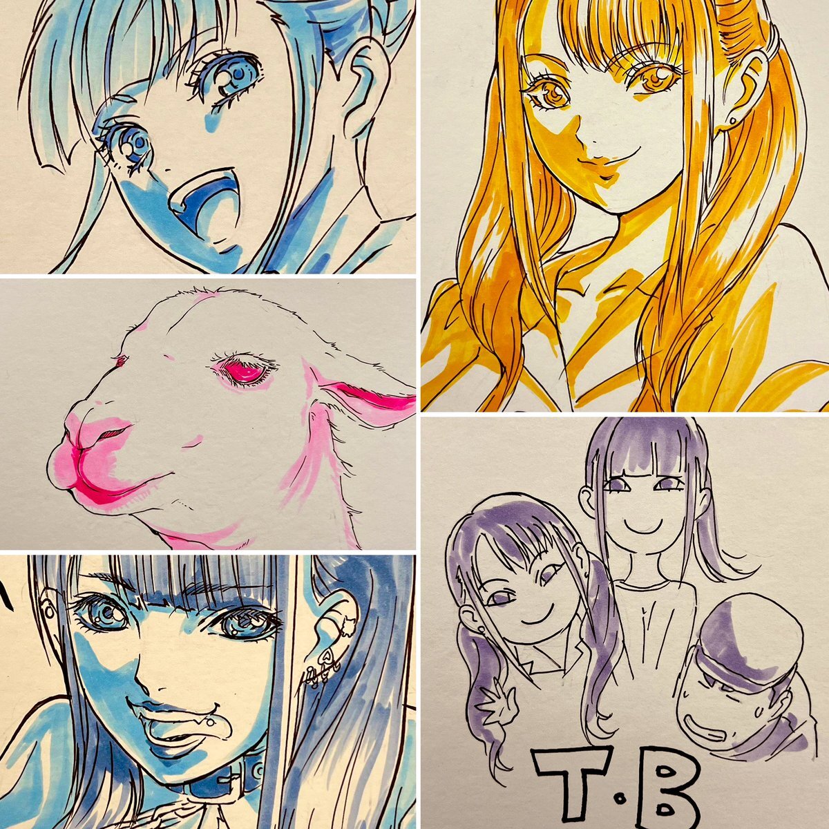 Educational authentic reference image (GMRBKXEbIAA7Lqu). — educational authentic (REAL) shikishi reference associated with Mamoru Yokota