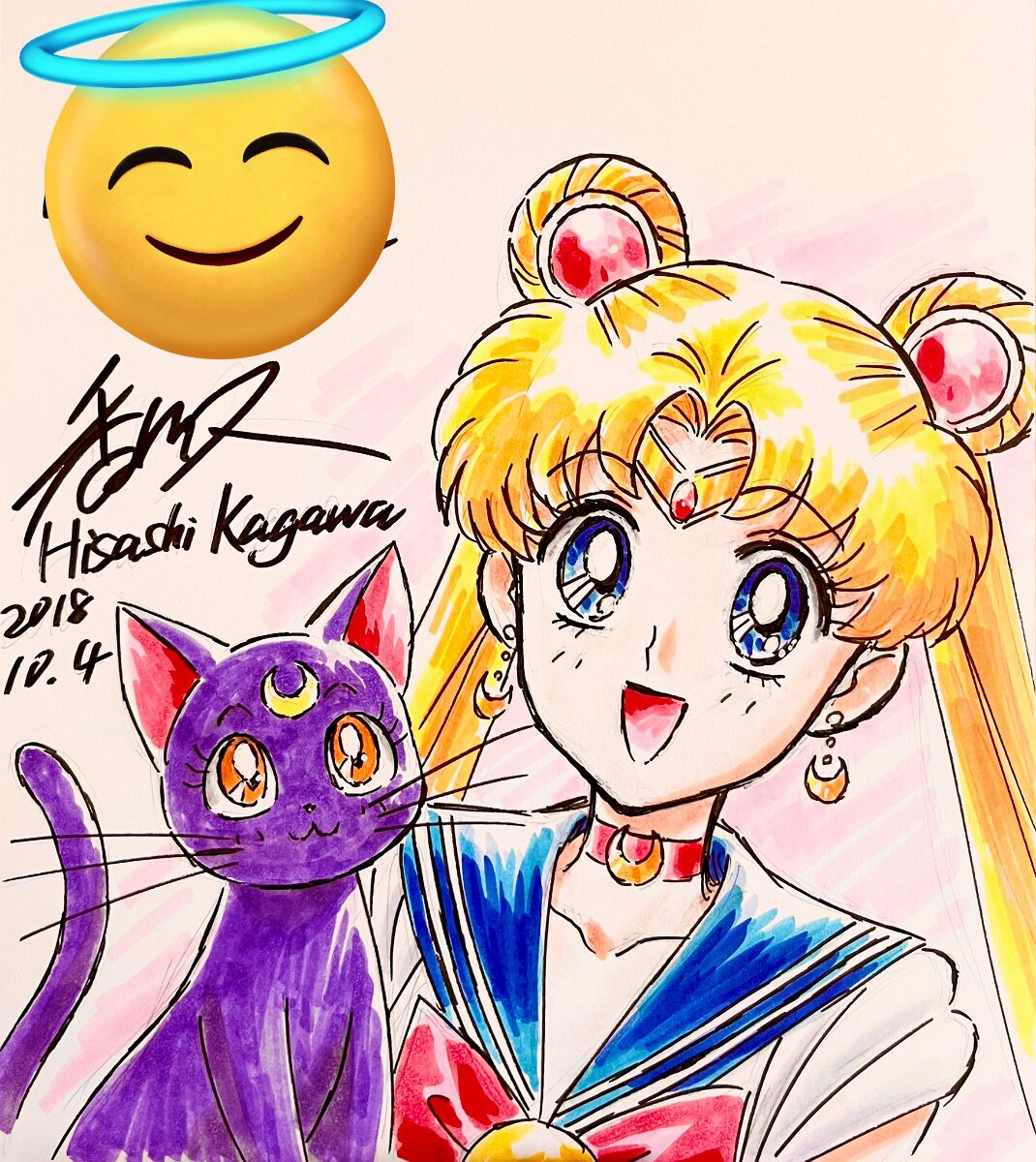 Educational authentic reference image (GWNPfqmbYAAh6IU). — educational authentic (REAL) shikishi reference associated with Hisashi Kagawa