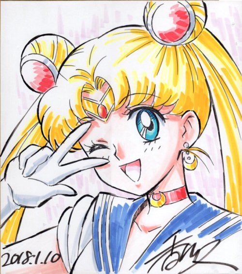 Educational authentic reference image (tumblr_87d0ba55f5c54089abdb0095529a229e_41bcf674_500). — educational authentic (REAL) shikishi reference associated with Hisashi Kagawa