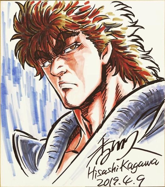 Educational authentic reference image (61427433_664401520640537_3578713209411993600_n). — educational authentic (REAL) shikishi reference associated with Hisashi Kagawa