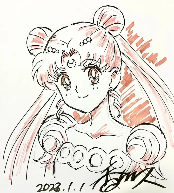 Educational authentic reference image (FlcE8_QaEAIMNQ7). — educational authentic (REAL) shikishi reference associated with Hisashi Kagawa