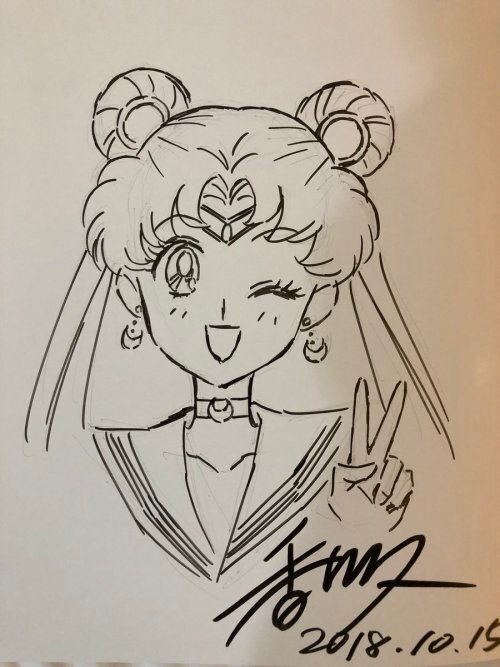 Educational authentic reference image (tumblr_d6ef0d832e3b6a8c345342746574c1ba_7725414e_500). — educational authentic (REAL) shikishi reference associated with Hisashi Kagawa