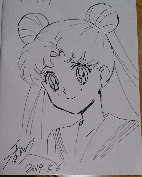 Educational authentic reference image (aweawrwttt). — educational authentic (REAL) shikishi reference associated with Hisashi Kagawa