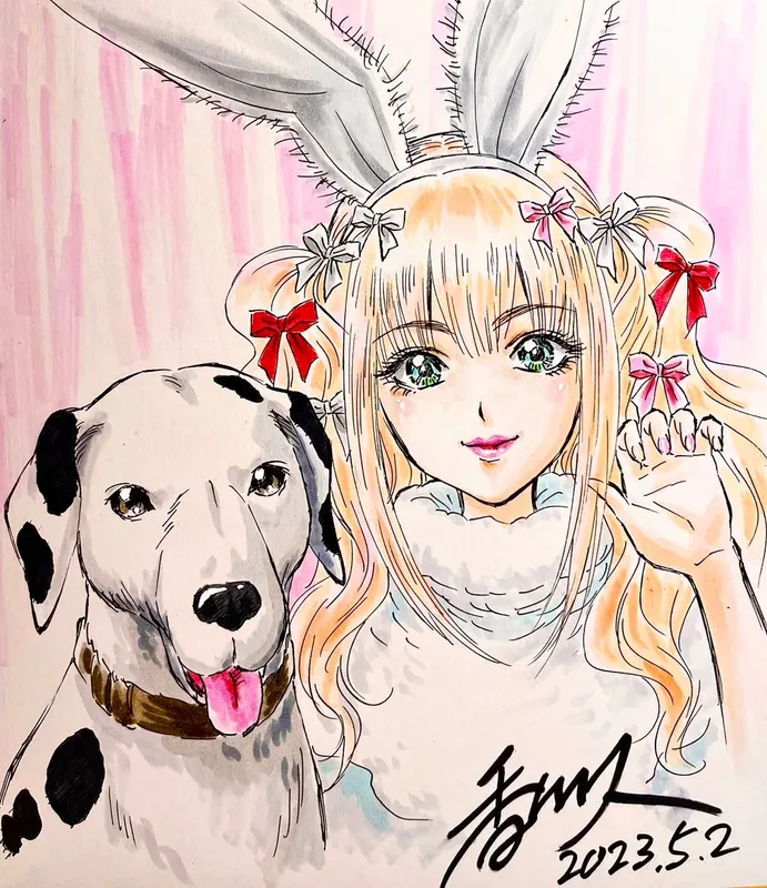 Educational authentic reference image (Fwuaa1YaMAEO5xN). — educational authentic (REAL) shikishi reference associated with Hisashi Kagawa