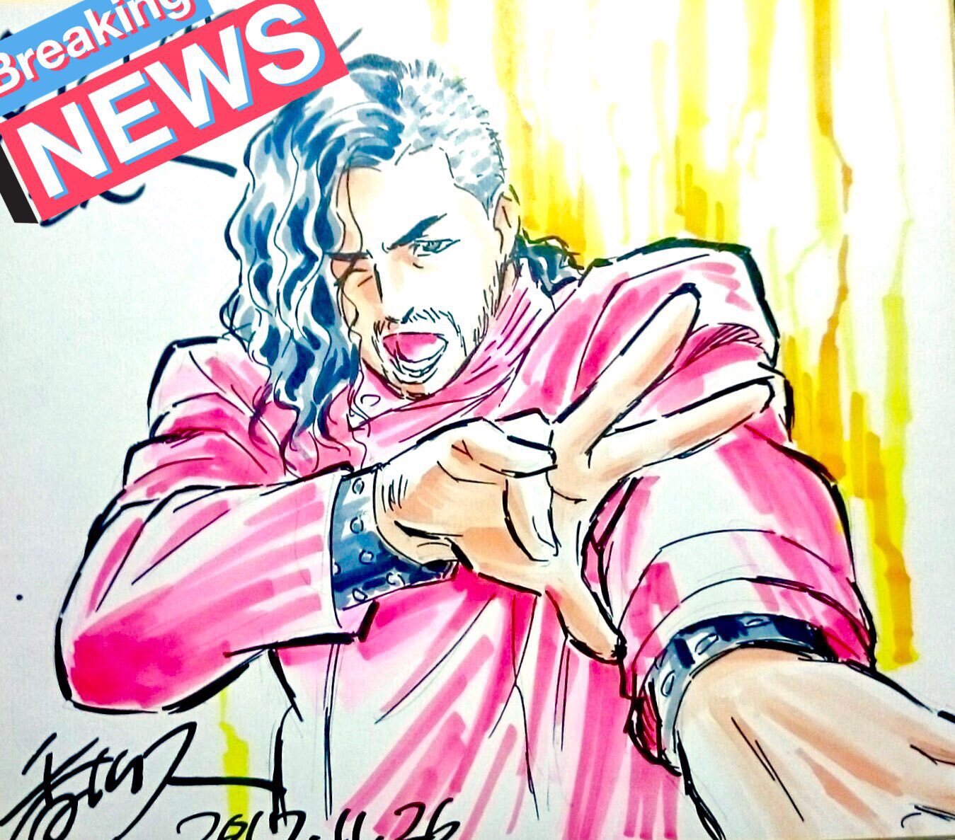 Educational authentic reference image (Gbbx01pbgAAbcGW). — educational authentic (REAL) shikishi reference associated with Hisashi Kagawa