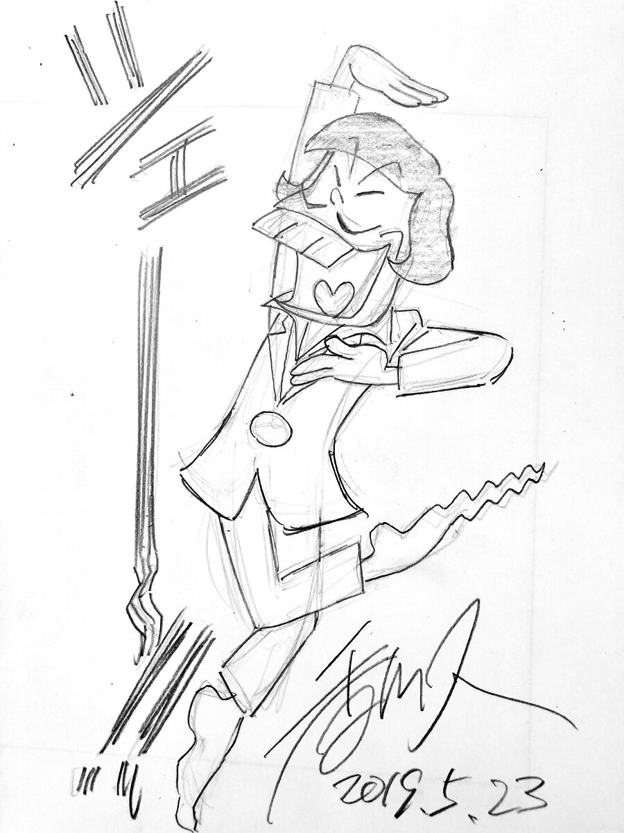 Educational authentic reference image (GbSzo5gbgAAexy-). — educational authentic (REAL) shikishi reference associated with Hisashi Kagawa