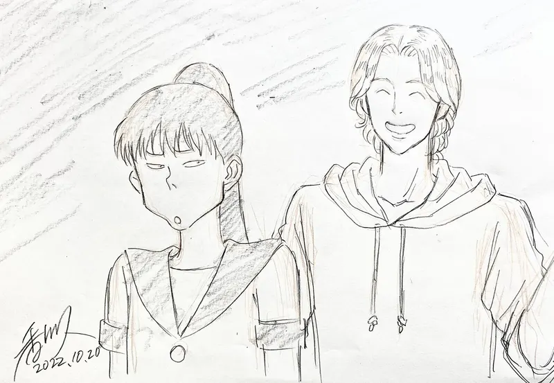 Educational authentic reference image (GZiL208a4AAxacX). — educational authentic (REAL) shikishi reference associated with Hisashi Kagawa
