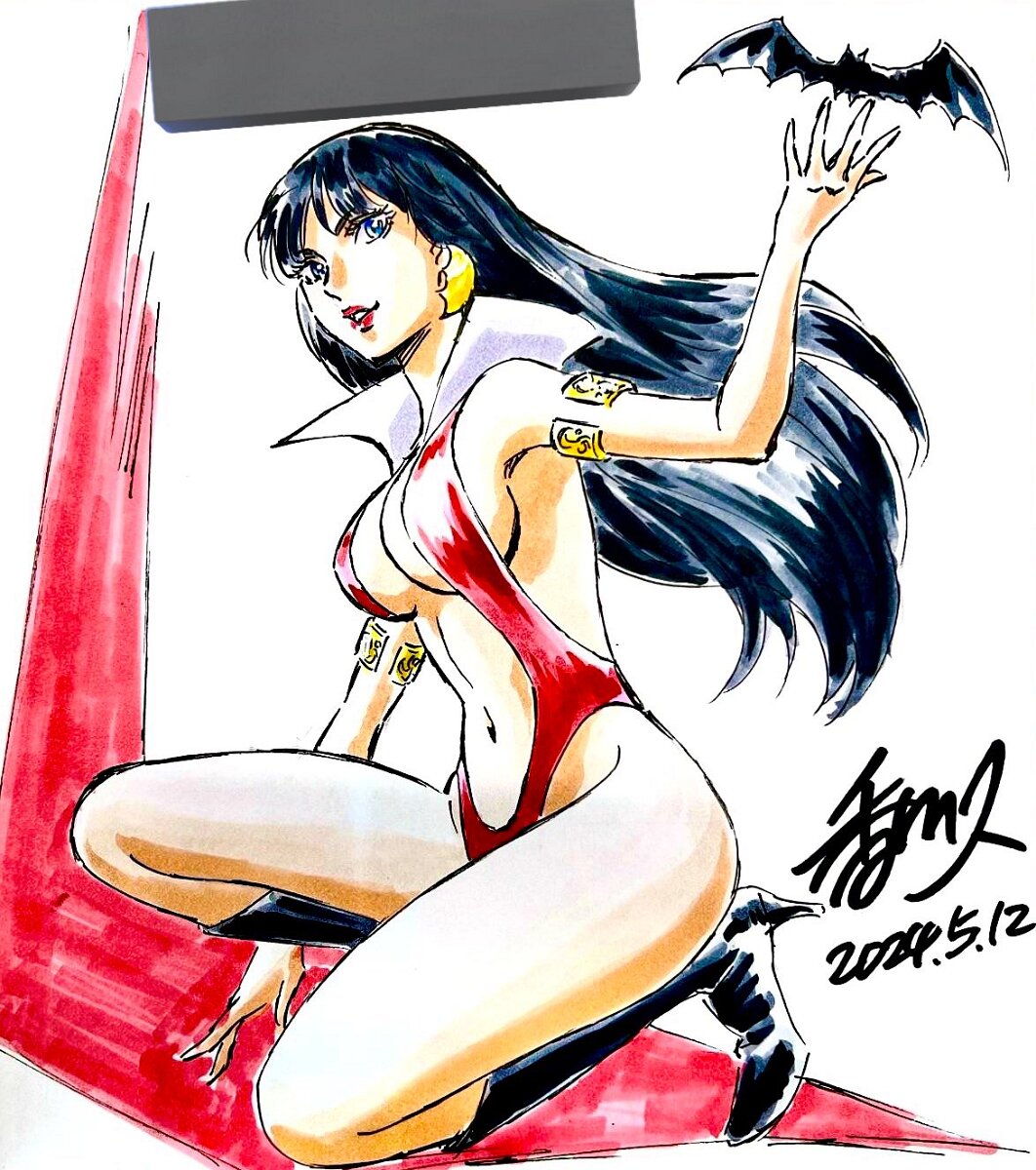 Educational authentic reference image (GNnVwadaUAA_XNk). — educational authentic (REAL) shikishi reference associated with Hisashi Kagawa