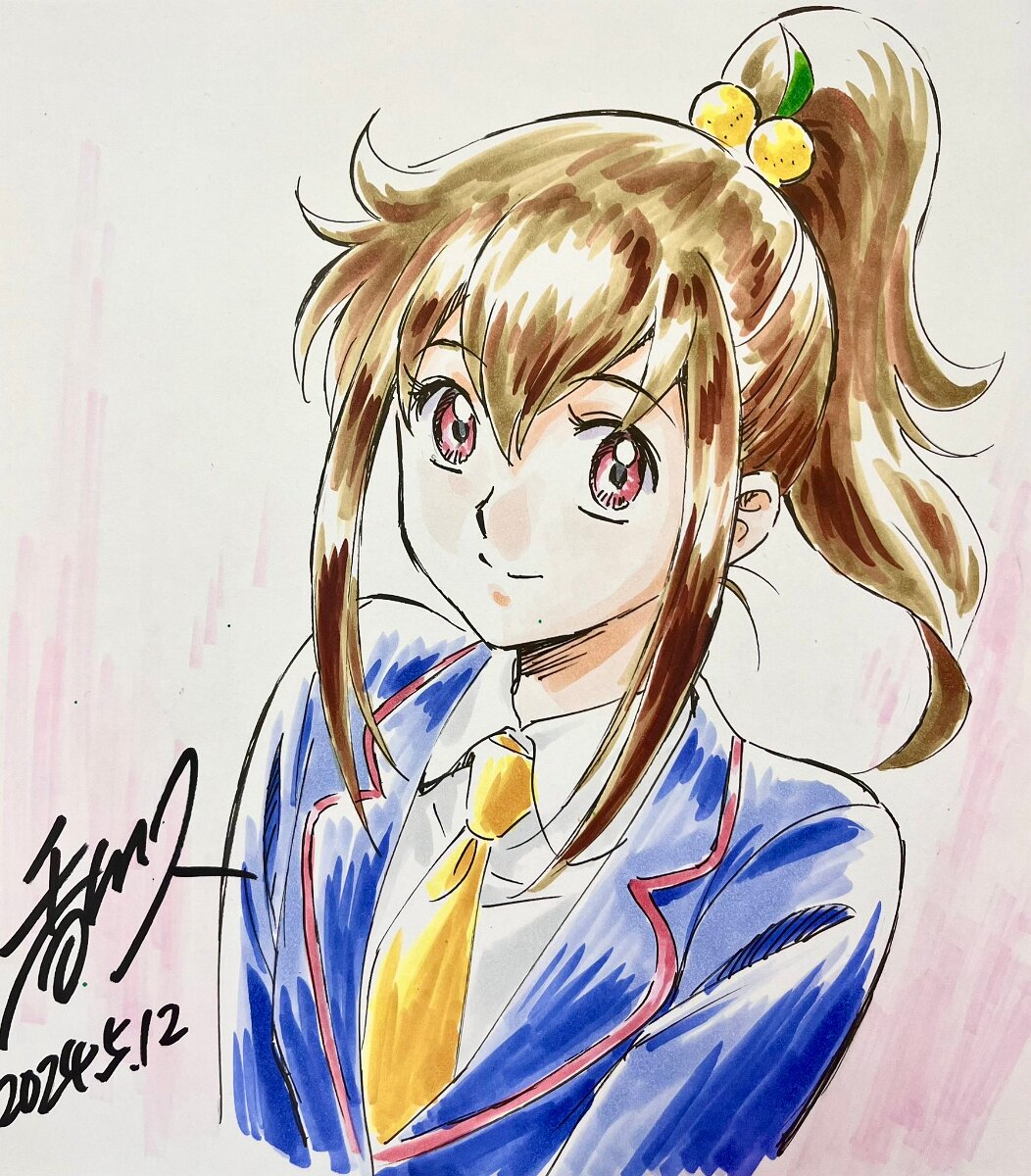 Educational authentic reference image (GNnVwacbkAEYxT-). — educational authentic (REAL) shikishi reference associated with Hisashi Kagawa