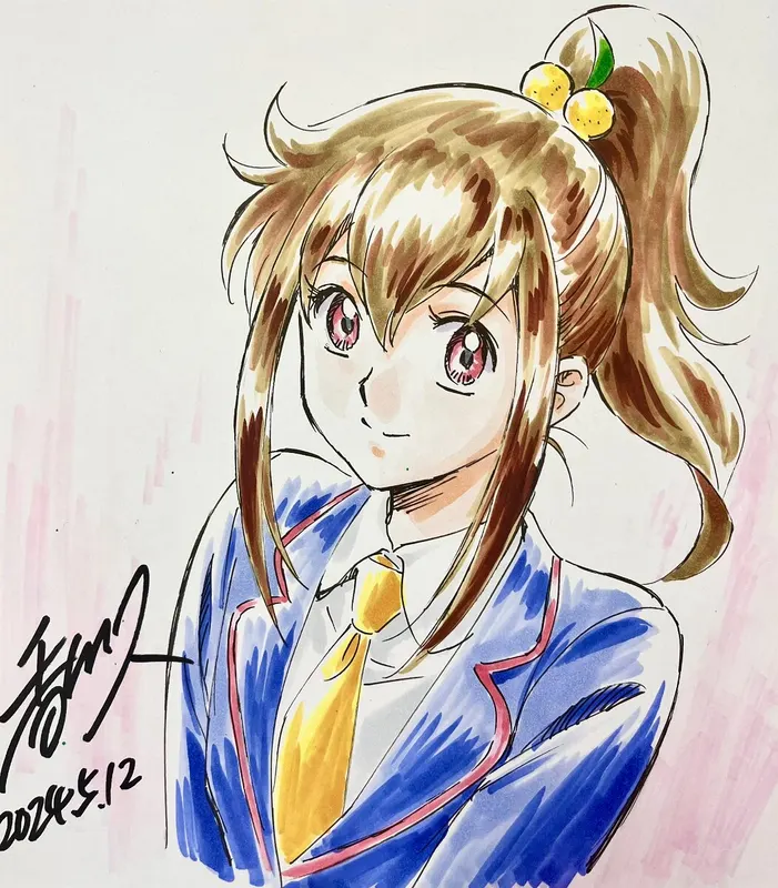 Educational authentic reference image (GNnVwacbkAEYxT-). — educational authentic (REAL) shikishi reference associated with Hisashi Kagawa