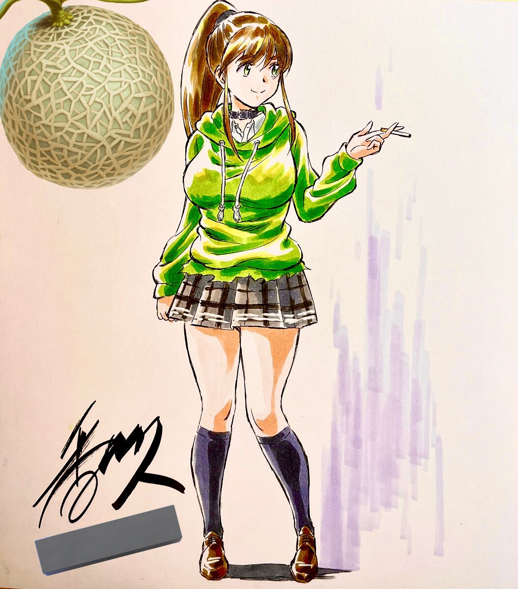 Educational authentic reference image (GNOh0fFagAAZTVz). — educational authentic (REAL) shikishi reference associated with Hisashi Kagawa