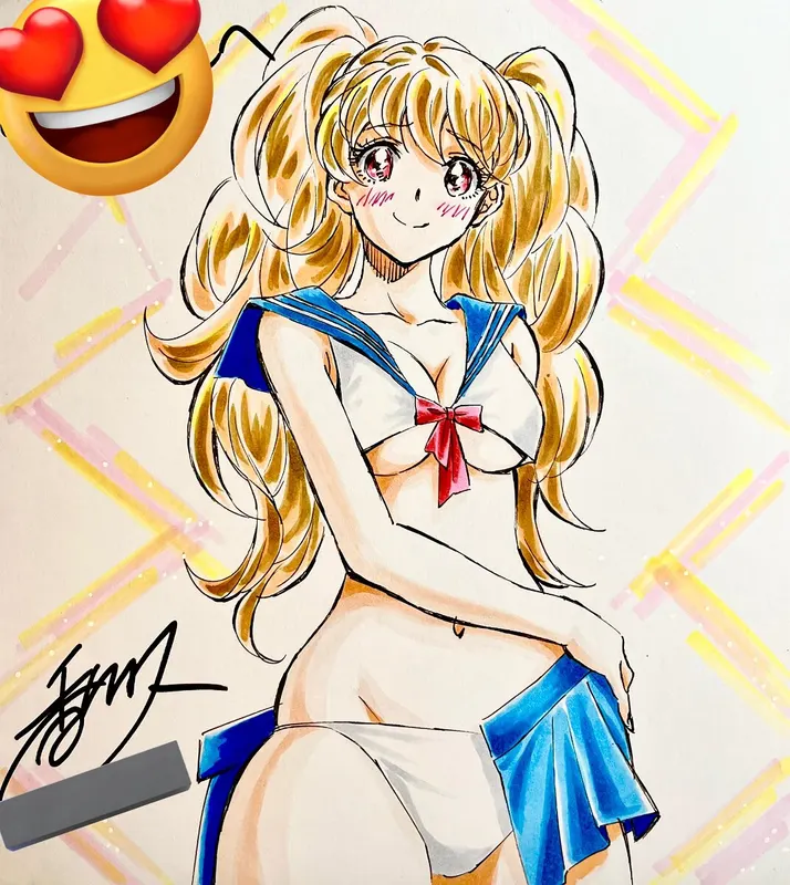 Educational authentic reference image (GMqgLpcbQAA8hqU). — educational authentic (REAL) shikishi reference associated with Hisashi Kagawa