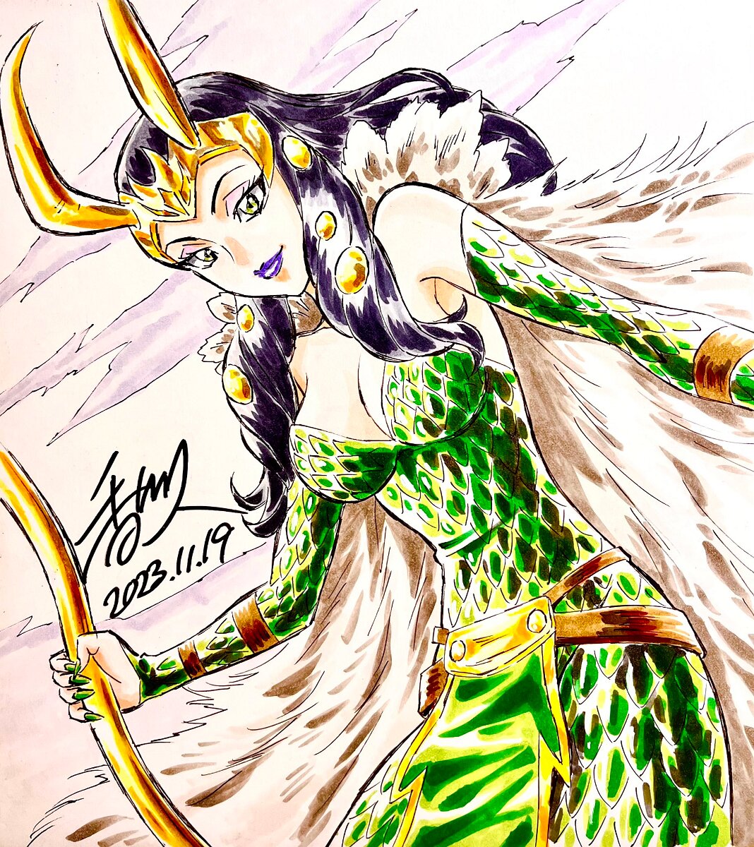 Educational authentic reference image (GA_GmTRaoAA4oTX). — educational authentic (REAL) shikishi reference associated with Hisashi Kagawa