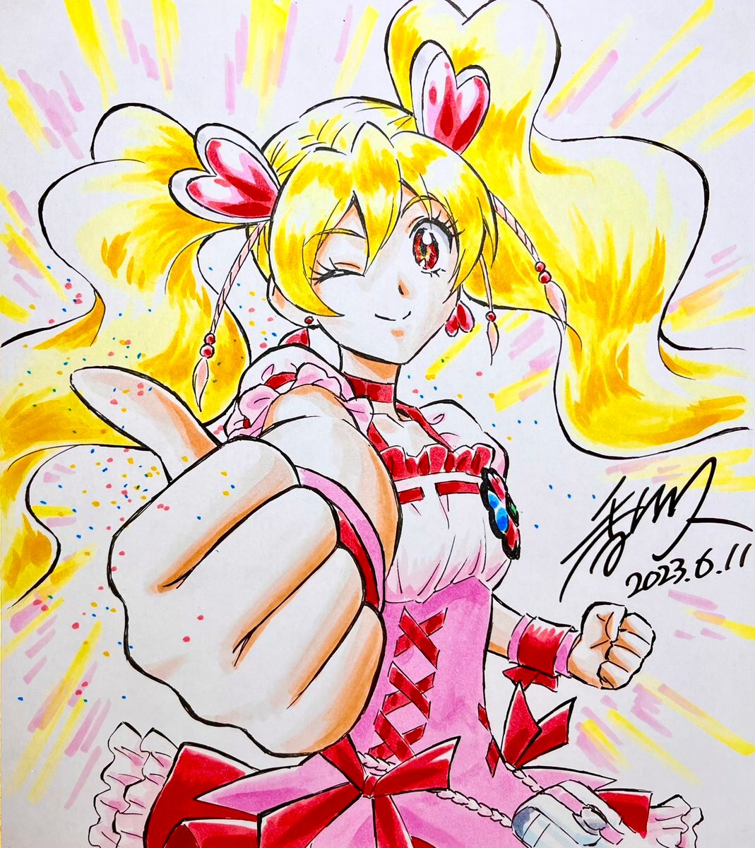 Educational authentic reference image (Fy3uApHacAc_y8J). — educational authentic (REAL) shikishi reference associated with Hisashi Kagawa