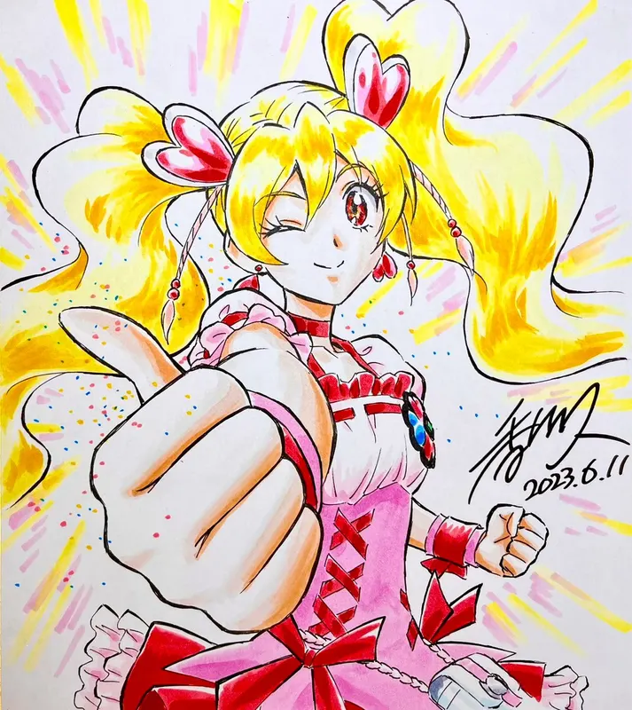 Educational authentic reference image (Fy3uApHacAc_y8J). — educational authentic (REAL) shikishi reference associated with Hisashi Kagawa