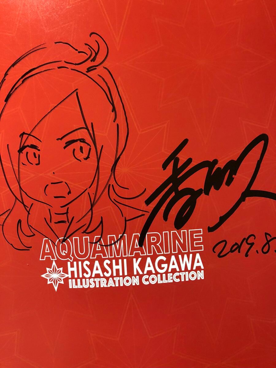 Educational authentic reference image (FVYh4C-VEAAP4o4). — educational authentic (REAL) shikishi reference associated with Hisashi Kagawa