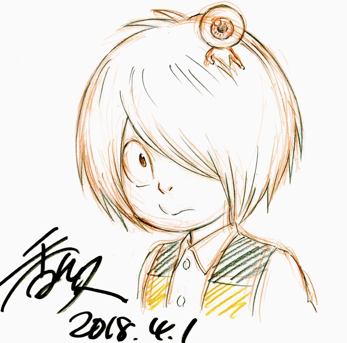 Educational authentic reference image (FKwxq91UYAELAXh). — educational authentic (REAL) shikishi reference associated with Hisashi Kagawa