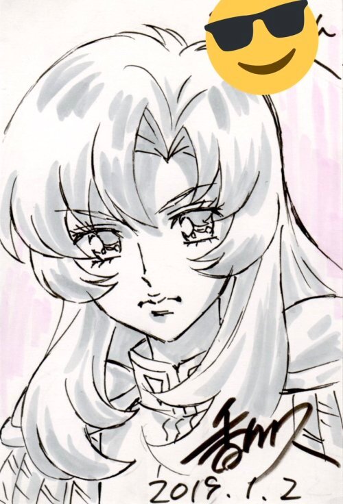 Educational authentic reference image (tumblr_62582d660df4b2ec809299cebb3d1940_de2d021d_500). — educational authentic (REAL) shikishi reference associated with Hisashi Kagawa
