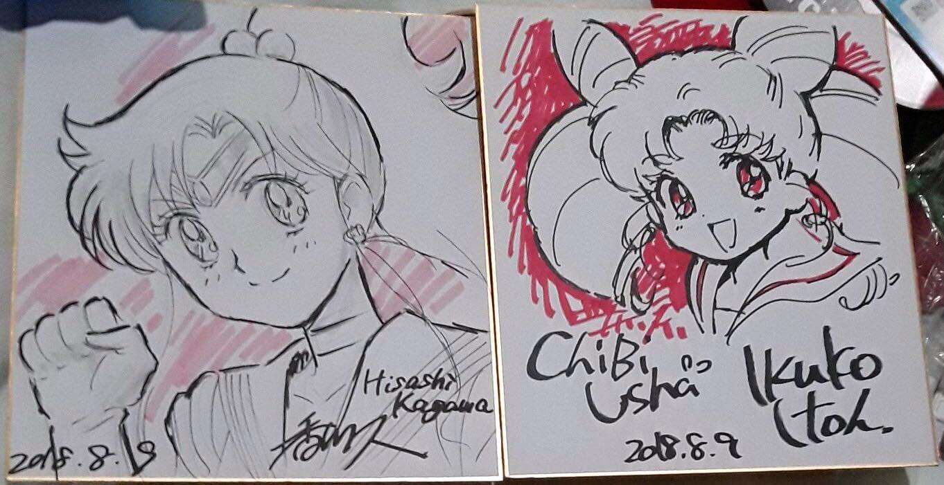 Educational authentic reference image (61293461_1580696605393807_6151659749432623104_n). — educational authentic (REAL) shikishi reference associated with Hisashi Kagawa